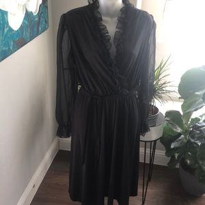 80’s black dress